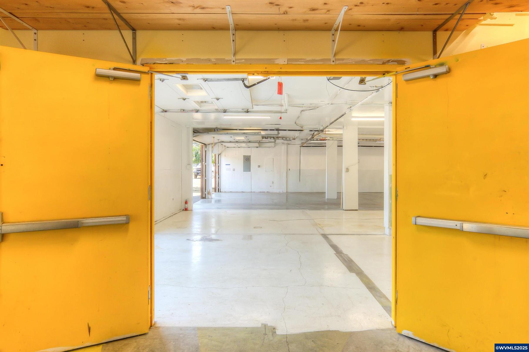 Shop double doors